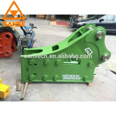 High Quality Rectangle Rock Breaker hammer fix for 20ton excavator